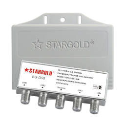 Wideband 4x1 Premium DiSEqC 1.0 2.0 Model Satellite Switch FTA Dish LNBS LNBF Switch DS-04C For