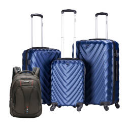 BUY 3PCS TROLLEY LUGGAGE SET & GET ONE BACKPACK FREE BUY 3PCS TROLLEY LUGGAGE SET & GET ONE BACKPACK FREE