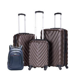 BUY 3PCS TROLLEY LUGGAGE SET & GET ONE BACKPACK FREE BUY 3PCS TROLLEY LUGGAGE SET & GET ONE BACKPACK FREE